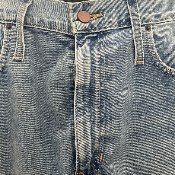 Something Navy High Rise Cigarette Ankle Jeans In Indigo Light Size 14/32 - Picture 4 of 11